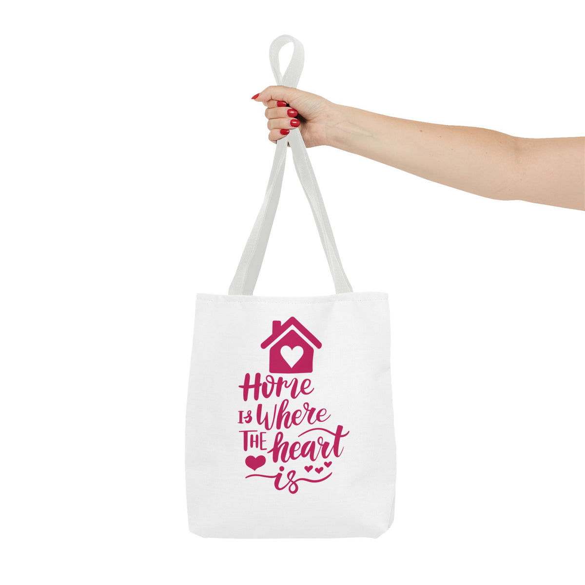 Home Is Where The Heart Is Tote Bag - Housewarming Gift for New Home