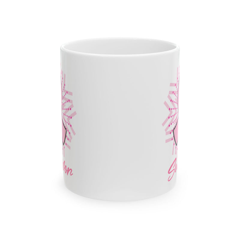 Breast Cancer Survivor Pink Ribbon Coffee Mug