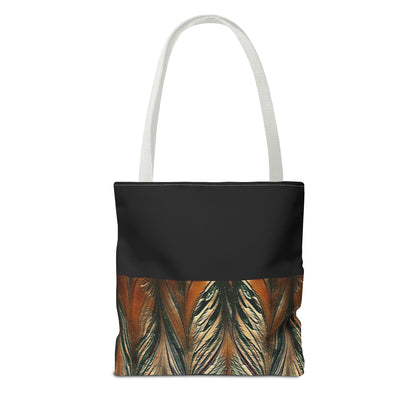 Gold and Black Acrylic Arrow Tote Bag