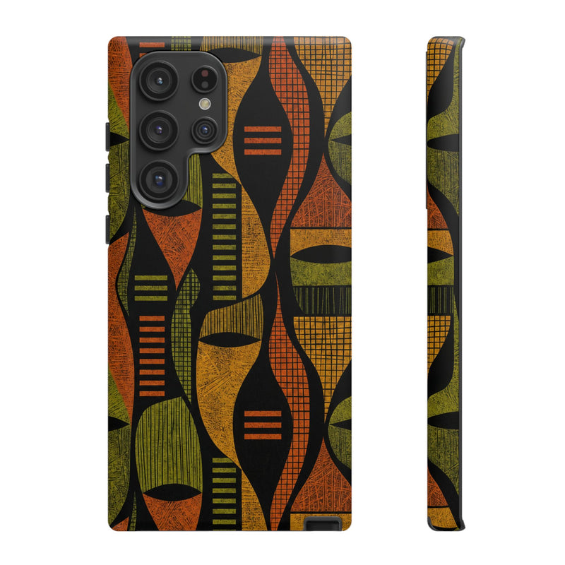 Geometric African-Inspired Tough Phone Case