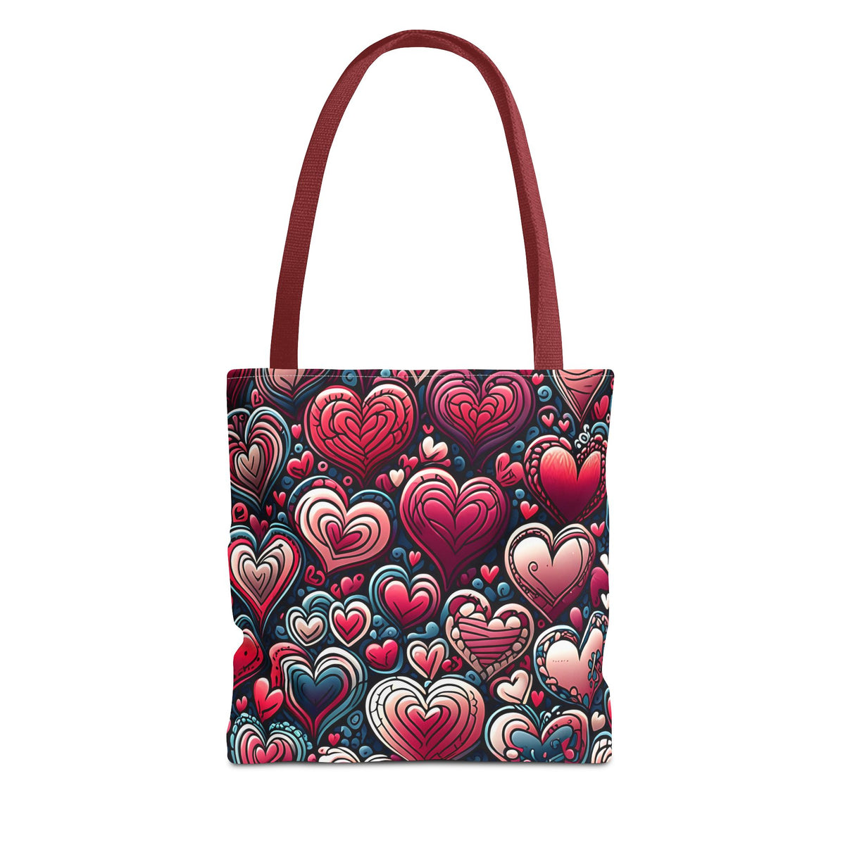 Decorative Heart Pattern - Romantic Tote Bag