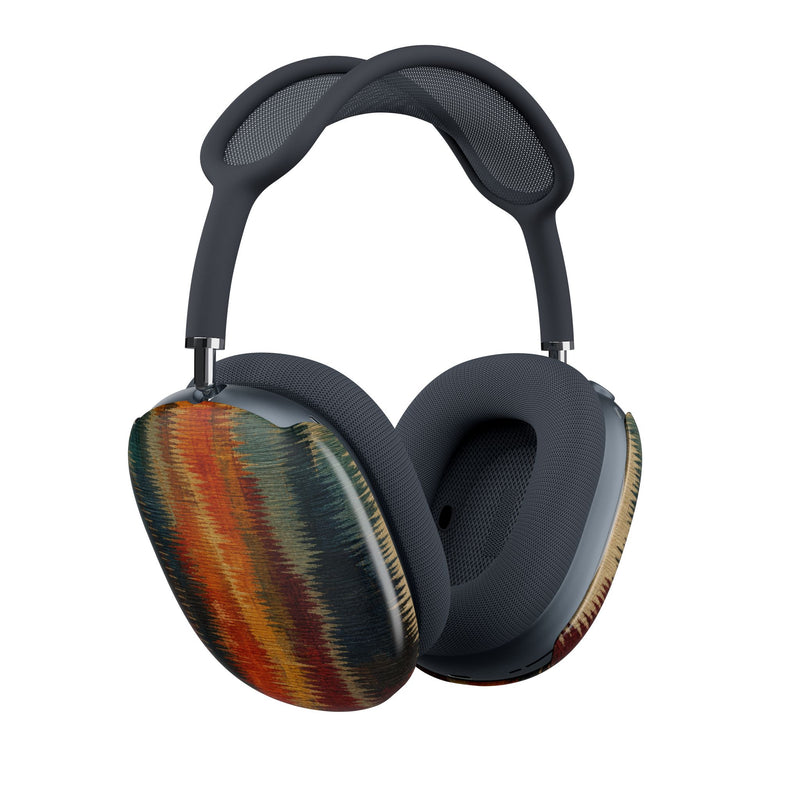 Sunset Stripe AirPods Max Covers — Boho Tribal Pattern Headphone Skins