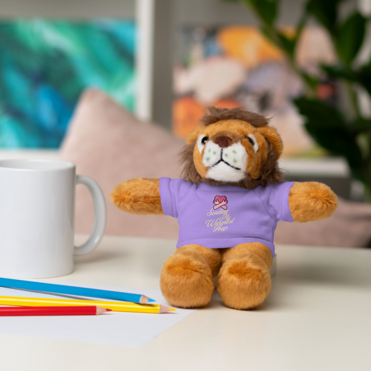 Sending My Warmest Hugs - Sympathy Stuffed Animals with Tee
