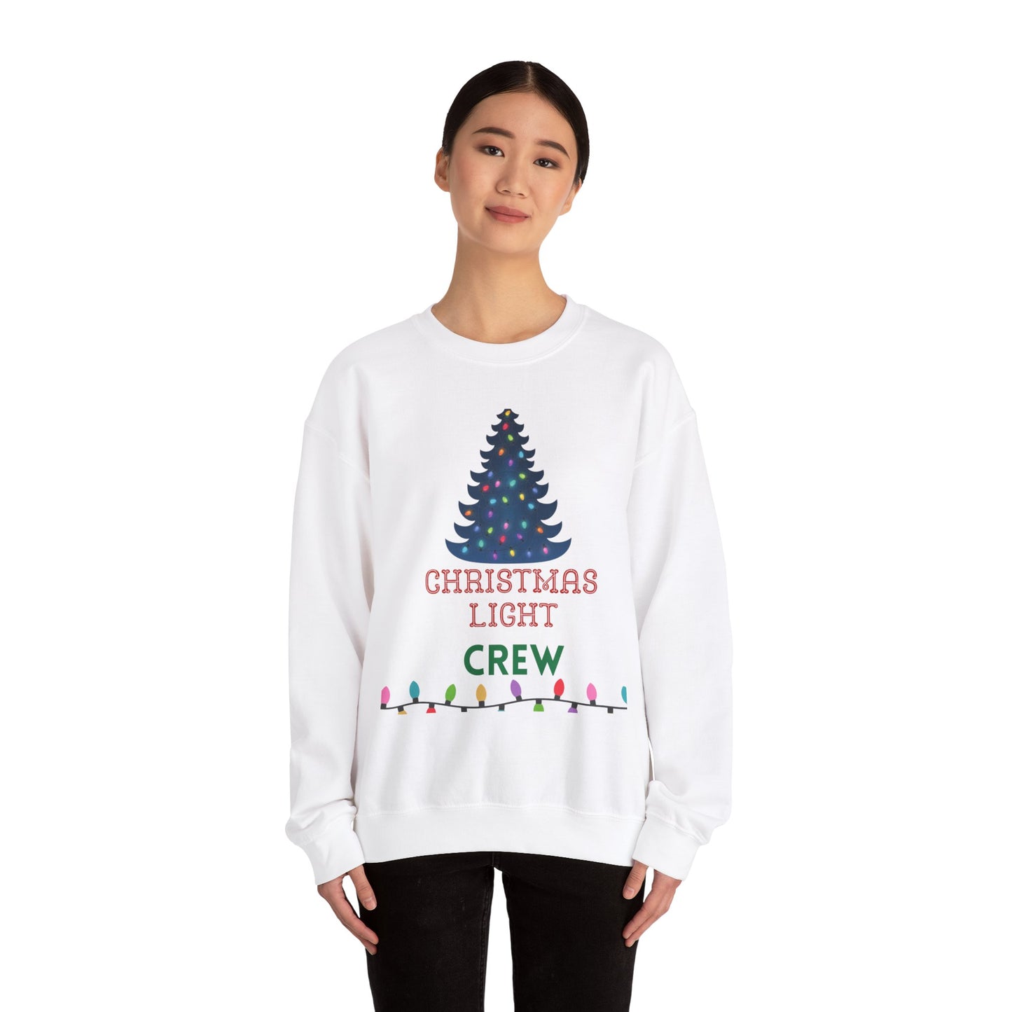 Christmas Light Crew - Unisex Heavy Blend™ Crewneck Sweatshirt