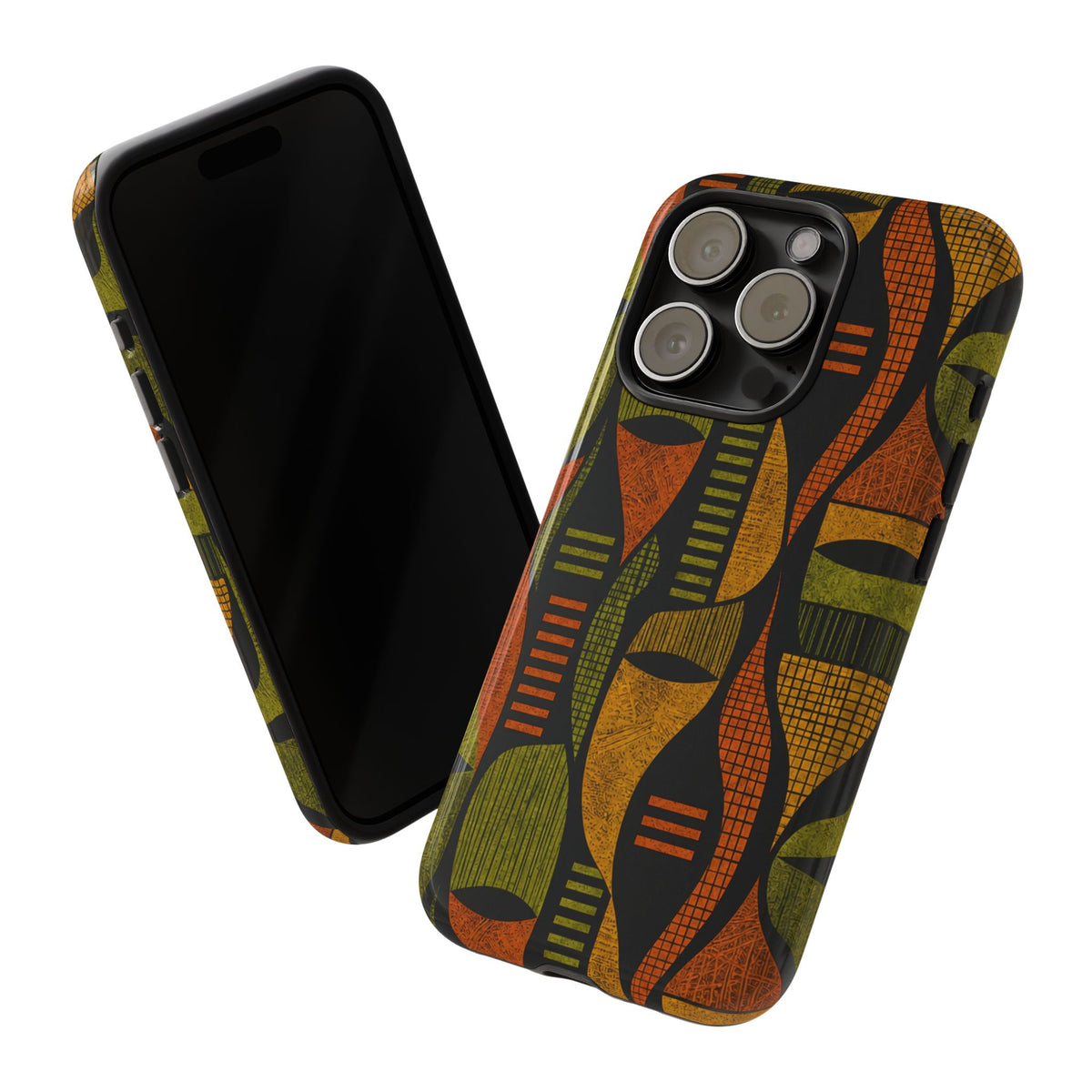 Geometric African-Inspired Tough Phone Case