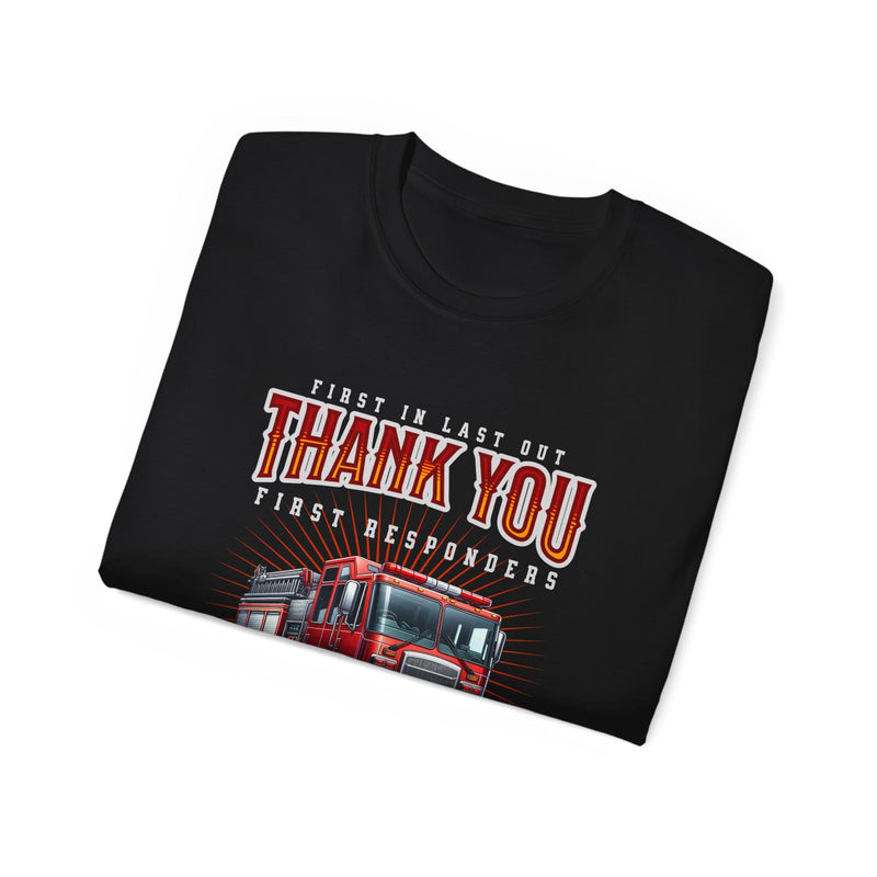 Thank You First Responders Unisex Ultra Cotton T-Shirt