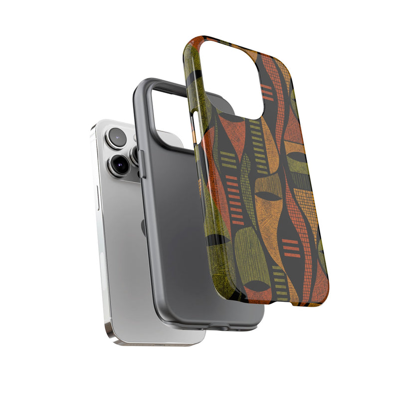 Geometric African-Inspired Tough Phone Case