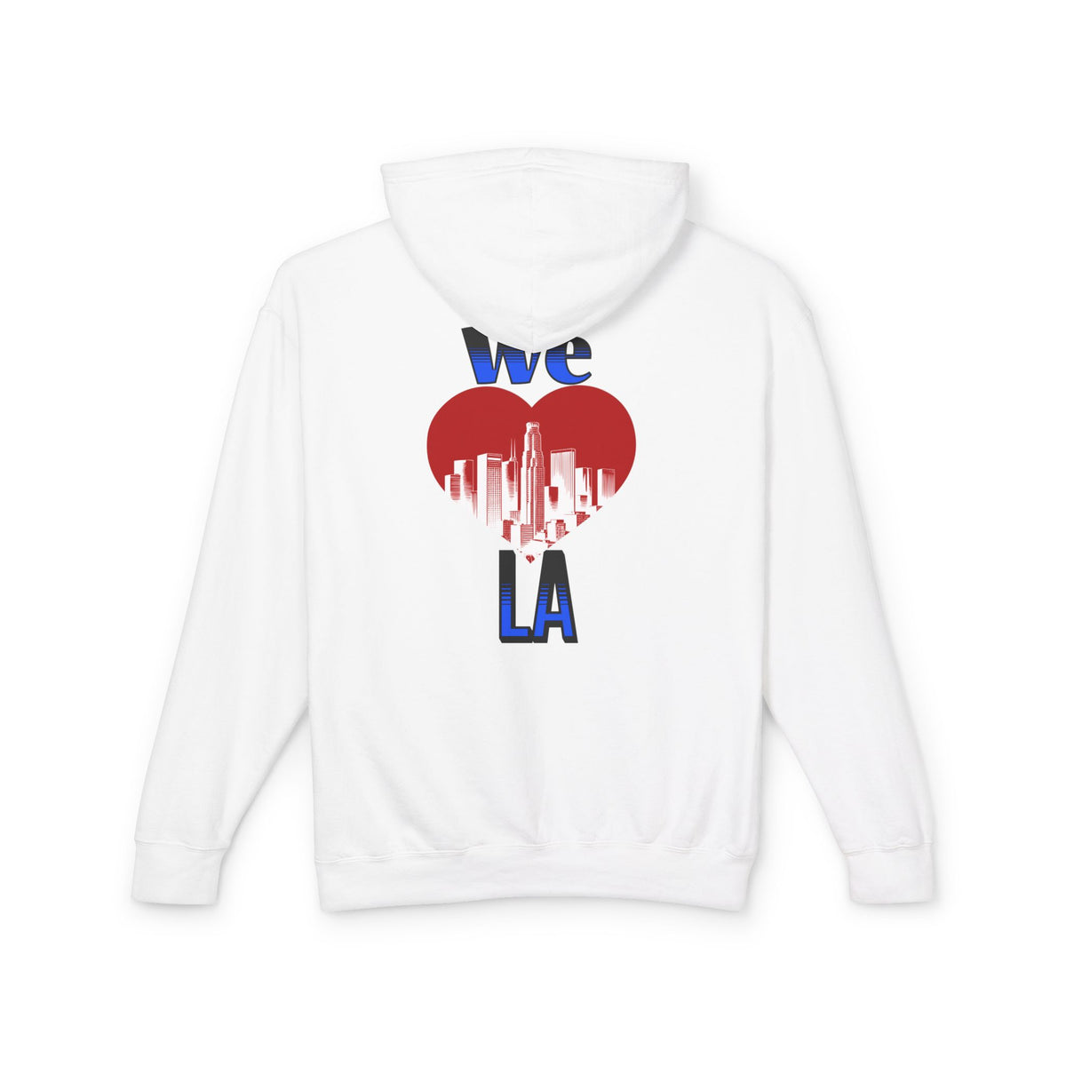 We Love LA Unisex Lightweight Hooded Sweatshirt