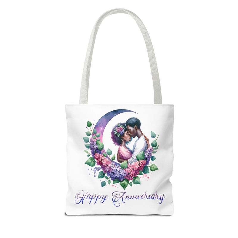 Happy Anniversary Tote Bag | Romantic Couple Anniversary Gift