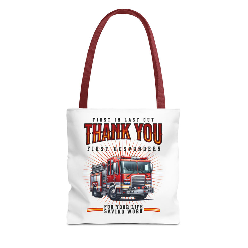 Thank You First Responders Tote Bag