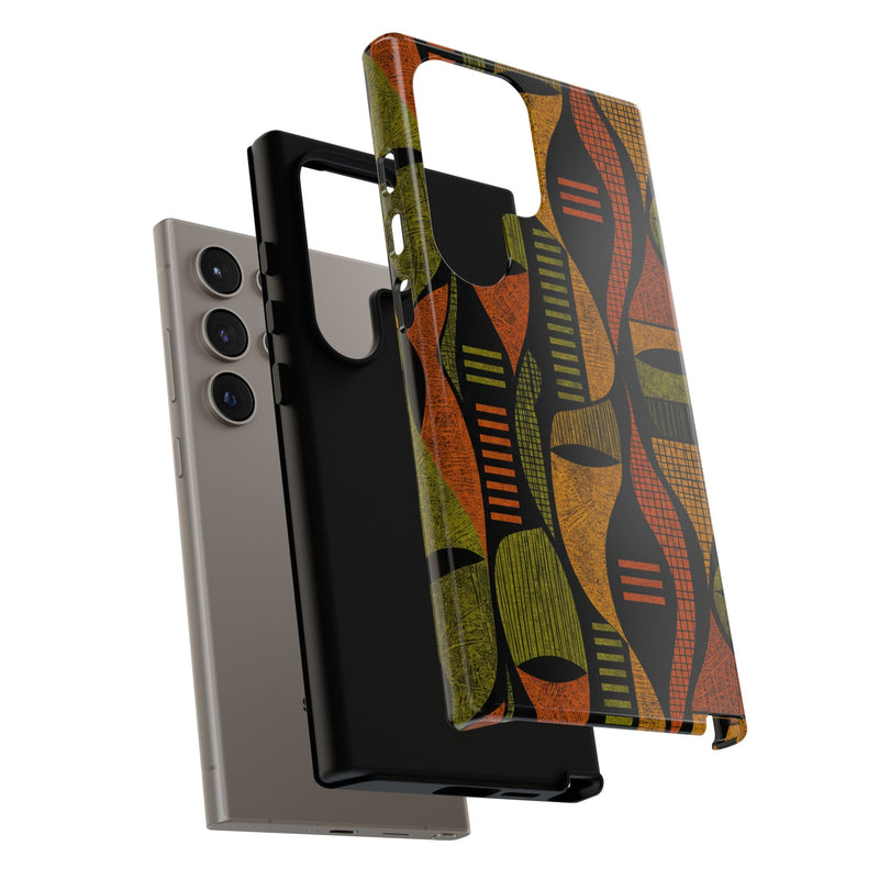 Geometric African-Inspired Tough Phone Case