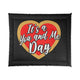 It's a You and Me Day Comforter - Black