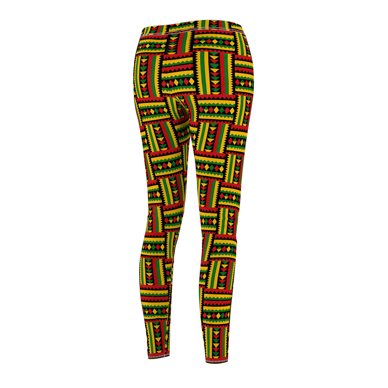 Kente Cloth Women's Casual Leggings (AOP)