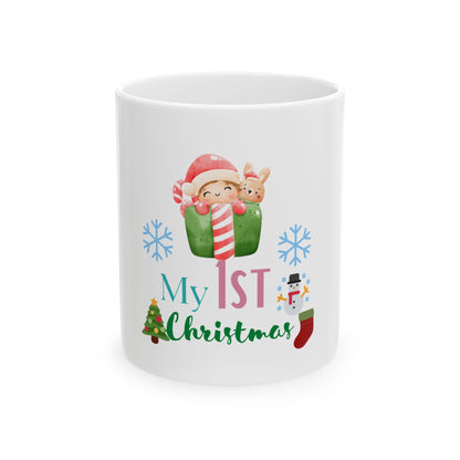 My 1st Christmas Mug 11oz - Baby's First Christmas Gift