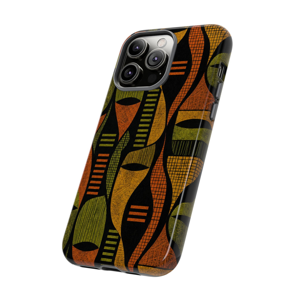 Geometric African-Inspired Tough Phone Case