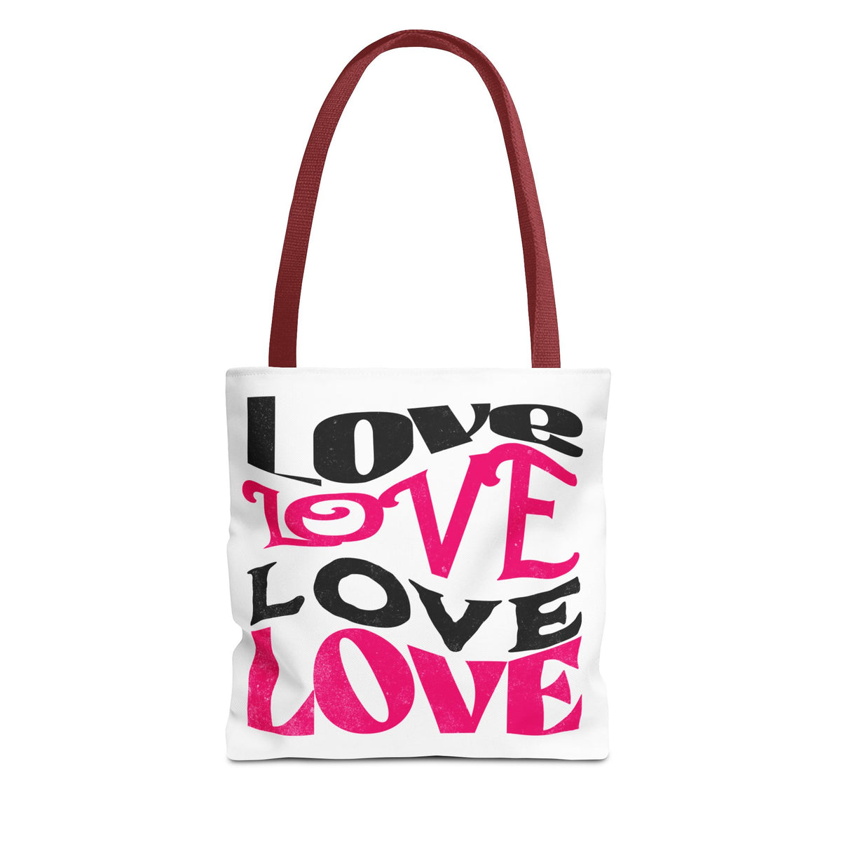 Love Typography - Romantic Tote Bag