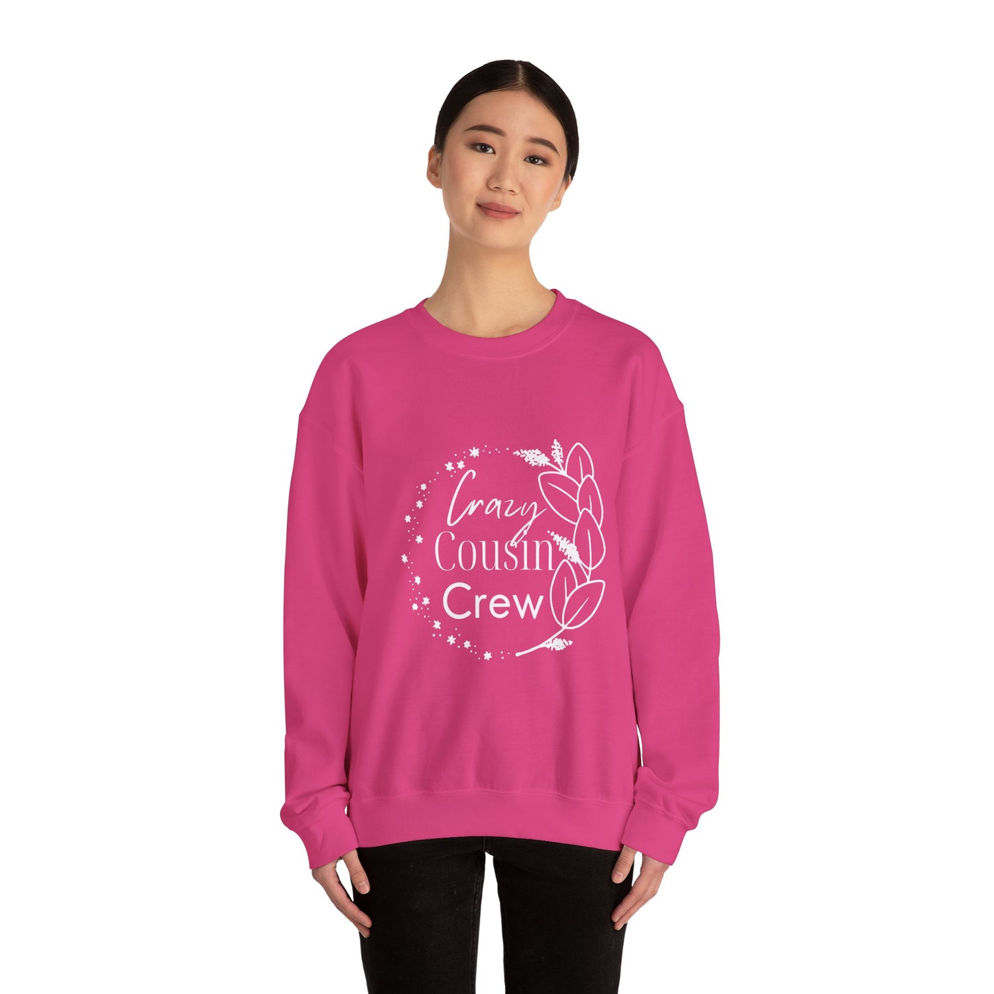 Crazy Cousin Crew - Family Reunion Unisex Heavy Blend™ Crewneck Sweatshirt