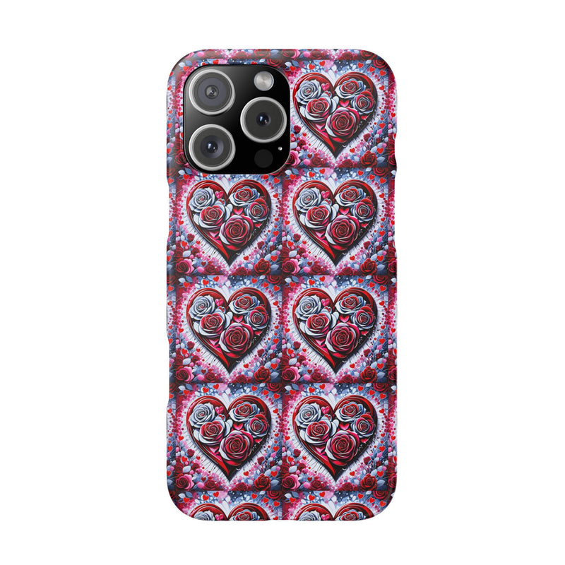 Rose Heart - Slim Phone Case