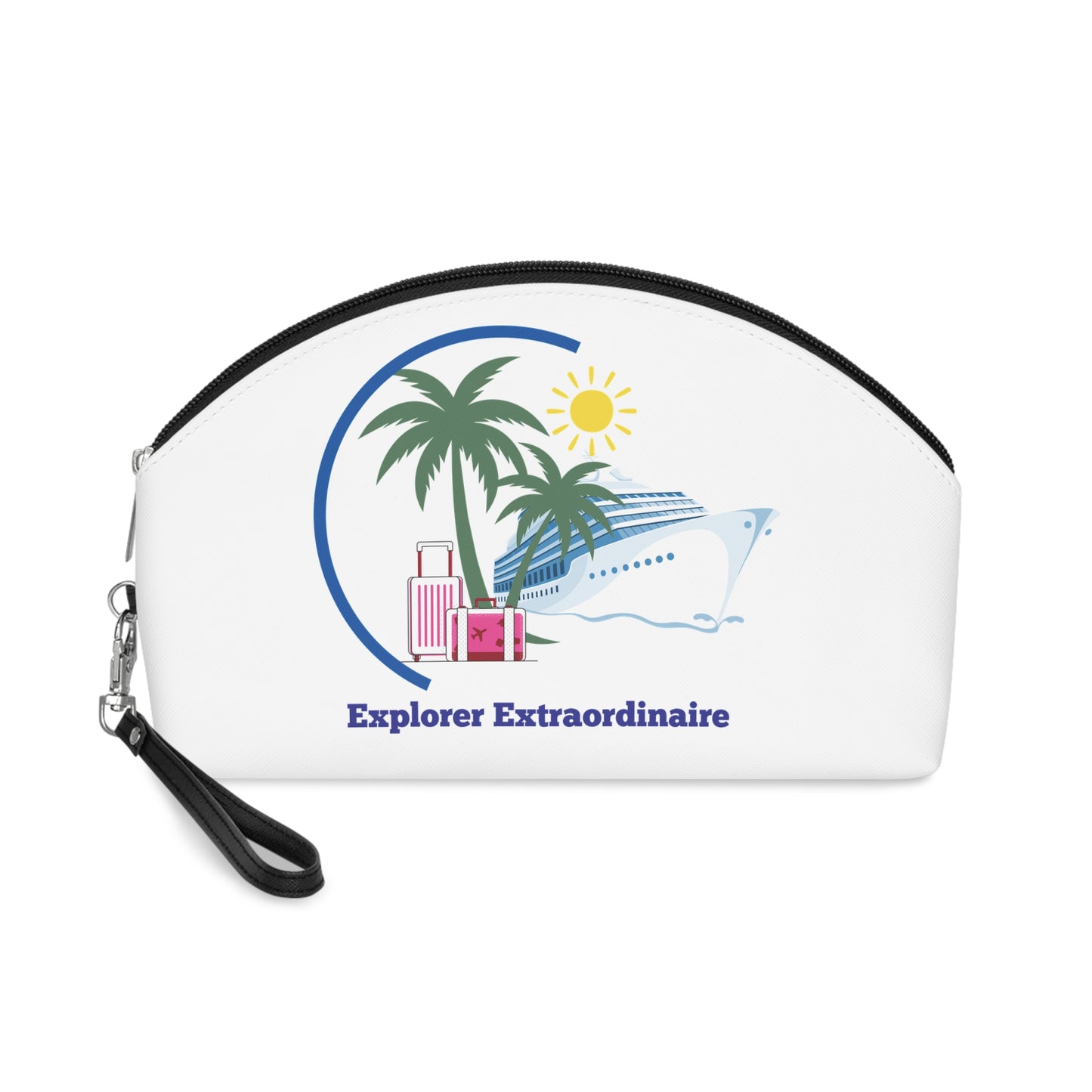 Explorer Extraordinaire Makeup Bag - Red Luggage Design