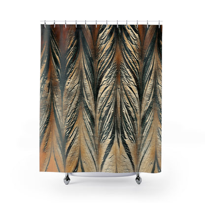 Acrylic Abstract Arrow Design Shower Curtains