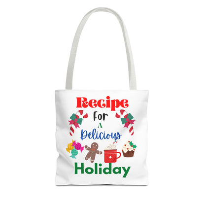 Recipe for a Delicious Holiday Tote Bag - Christmas Baking Gift
