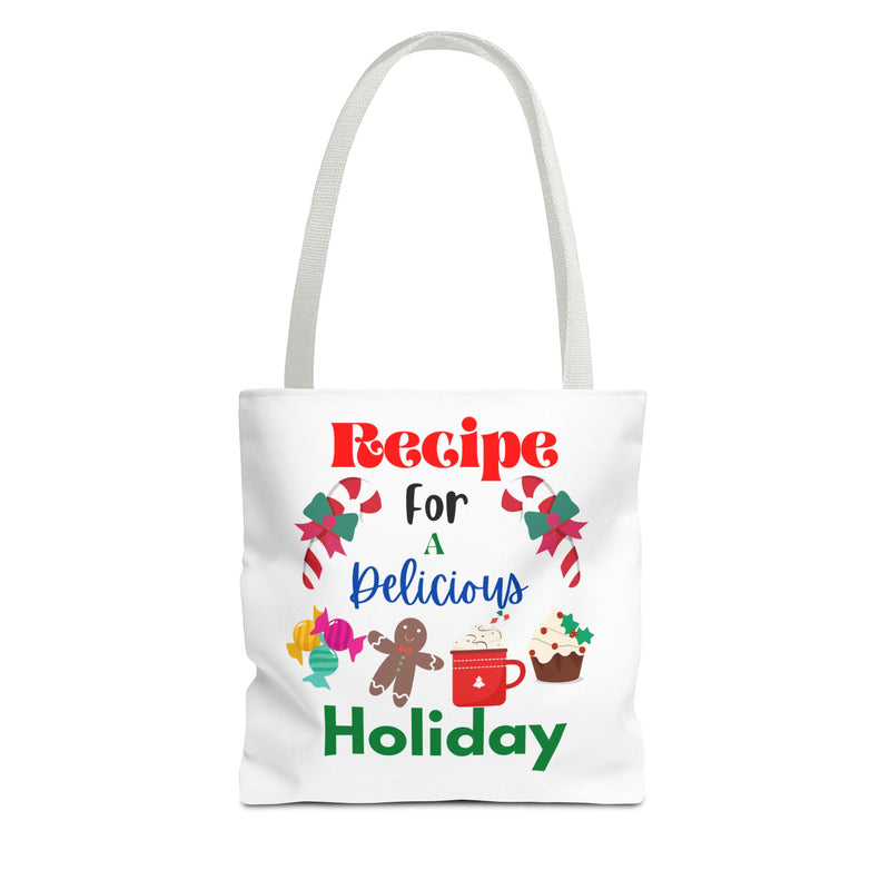 Recipe for a Delicious Holiday Tote Bag - Christmas Baking Gift
