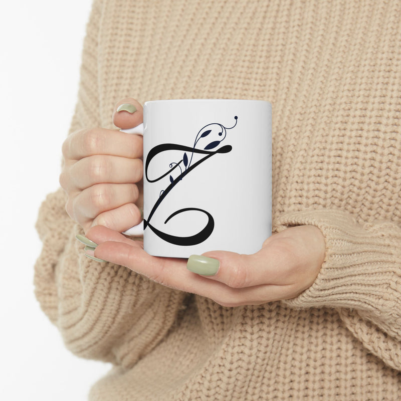 Letter "Z" Decorative Monogram Design Coffee Mug