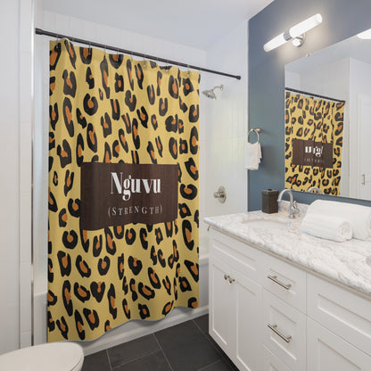 "Nguvu (Strength)" Shower Curtains