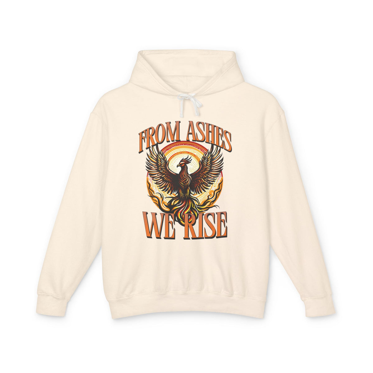 From Ashes We Rise Unisex Lightweight Hooded Sweatshirt