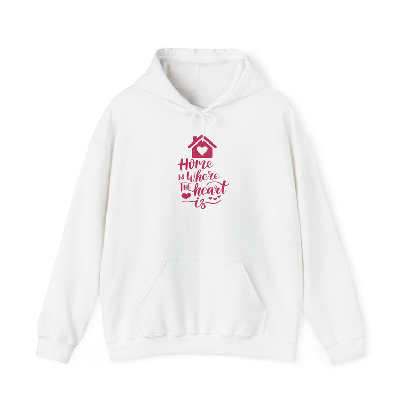 Home Is Where The Heart Is Hoodie - Housewarming Gift for New Home