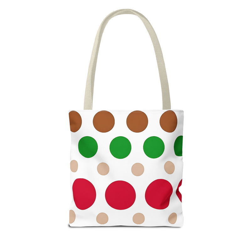 Colorful Polka Dot Tote Bag