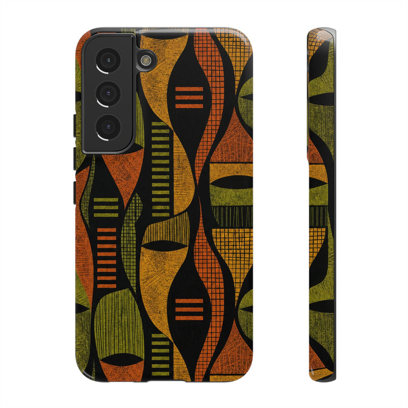 Geometric African-Inspired Tough Phone Case
