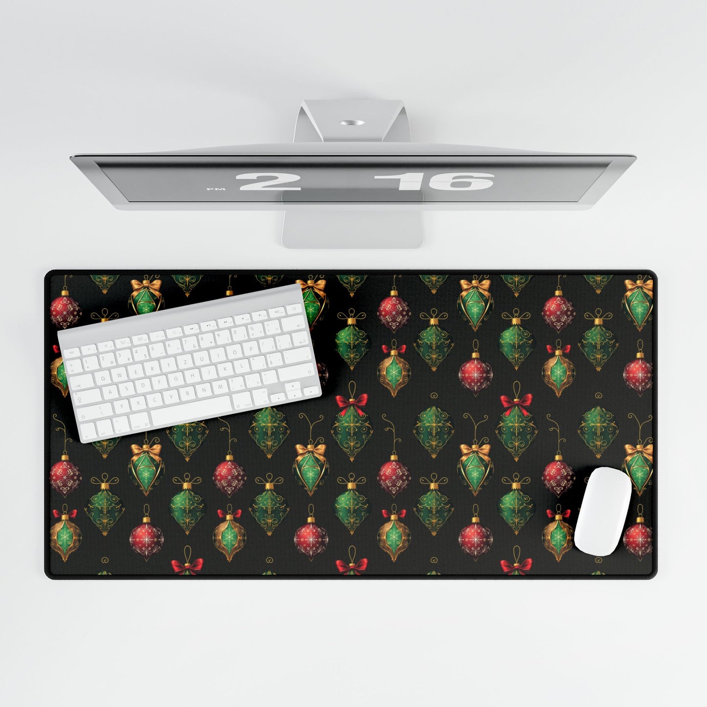 Christmas Ornament Desk Mats