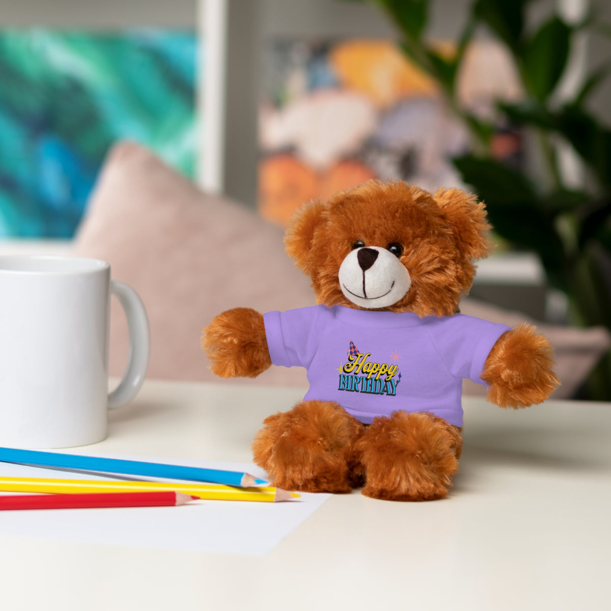 Happy Birthday -  Stuffed Animals with Tee