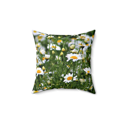 Square Daisy Pillow