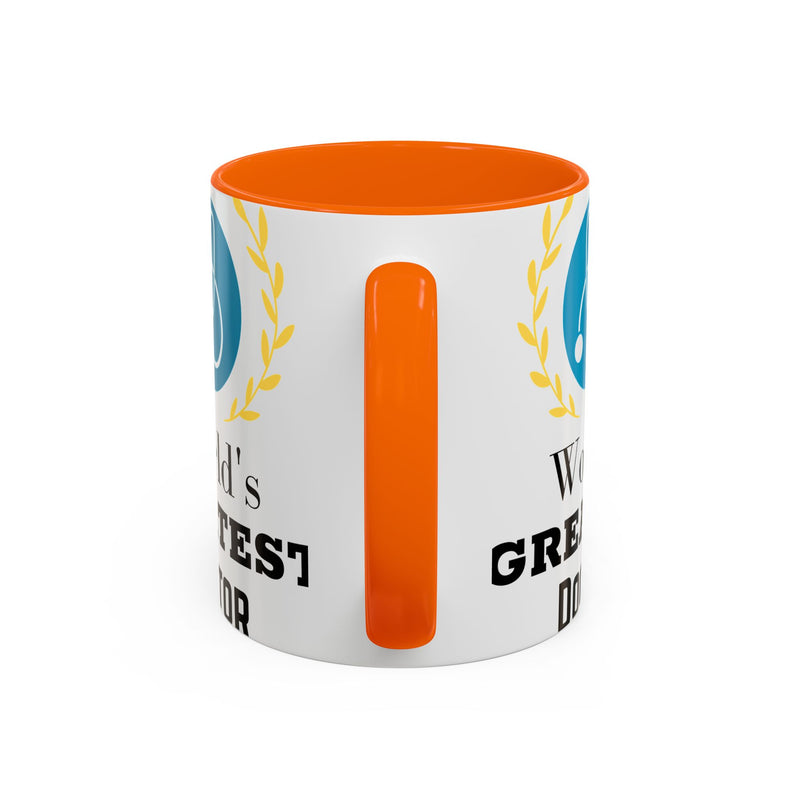 World's Greatest Doctor Accent Coffee Mug - Doctor Gift