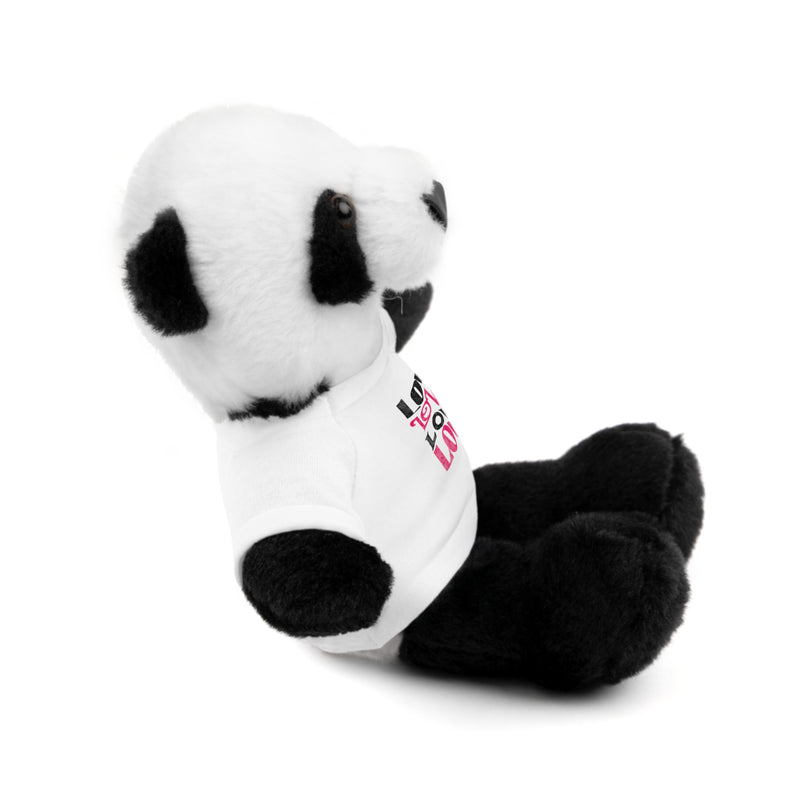 Love Typography - Romantic Stuffed Animals with Tee