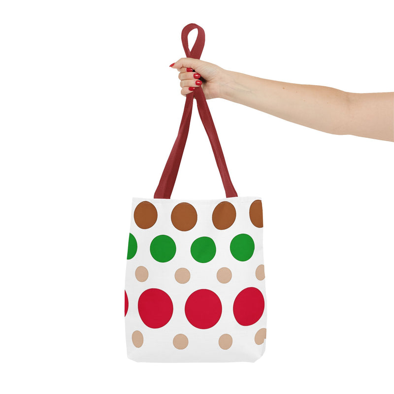 Colorful Polka Dot Tote Bag