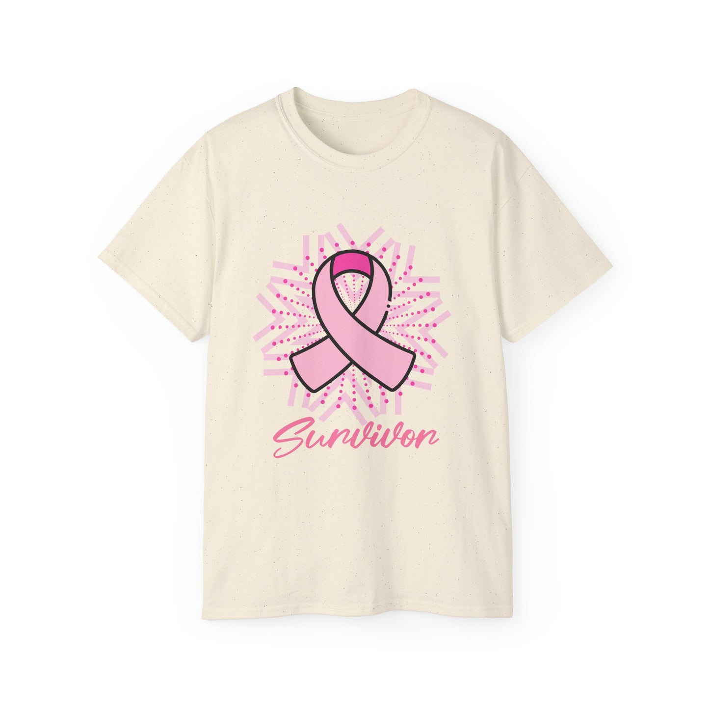 Breast Cancer Survivor Pink Ribbon Ultra Cotton T-Shirt