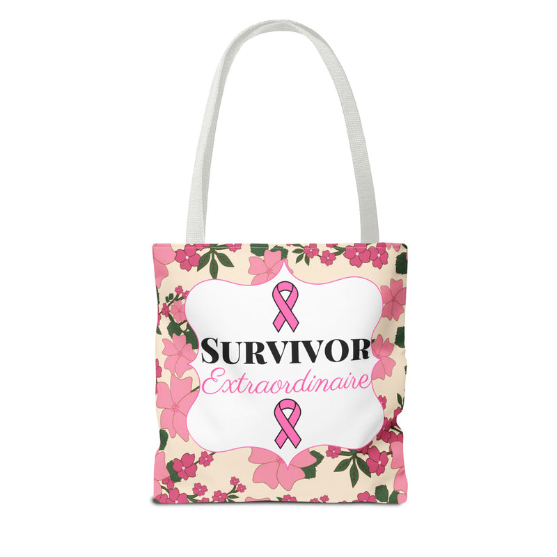 Survivor Extraordinaire - Breast Cancer Survivor Tote Bag