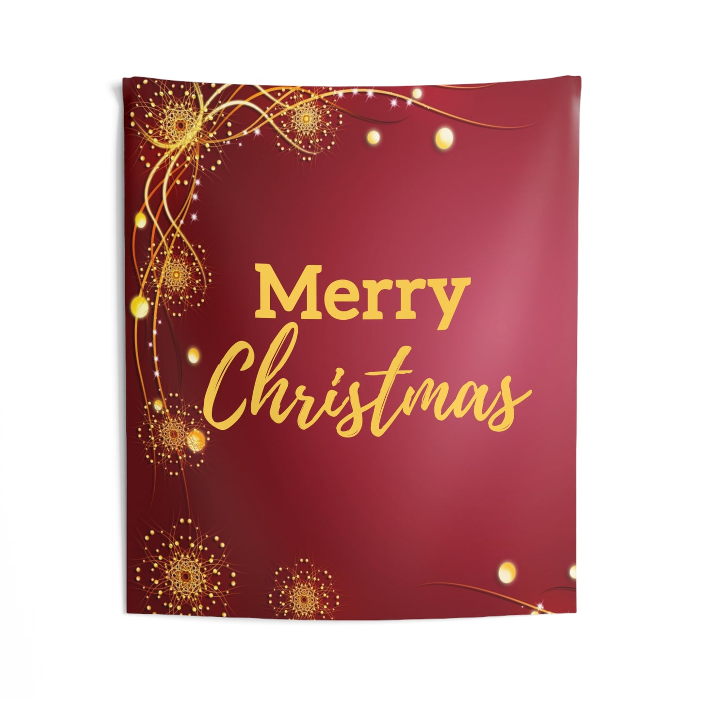 Merry Christmas Indoor Wall Tapestry