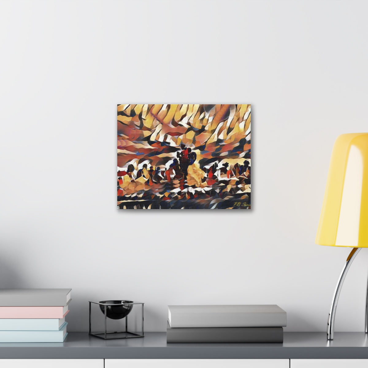 "Desert Rock Cafe" Canvas Gallery Wrap