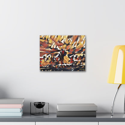 "Burnin' Rock Cafe" Canvas Gallery Wrap