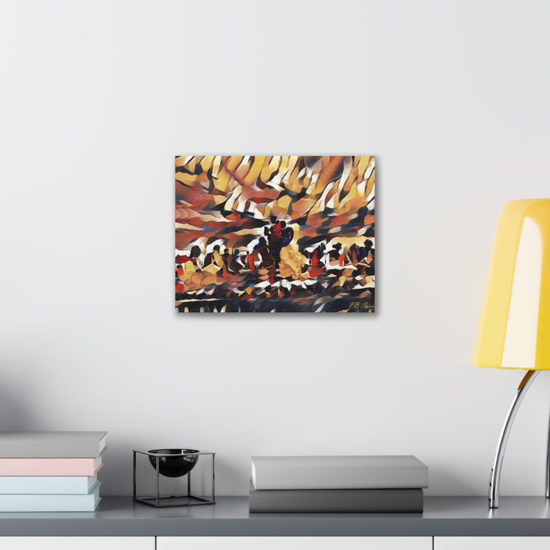 "Desert Rock Cafe" Canvas Gallery Wrap
