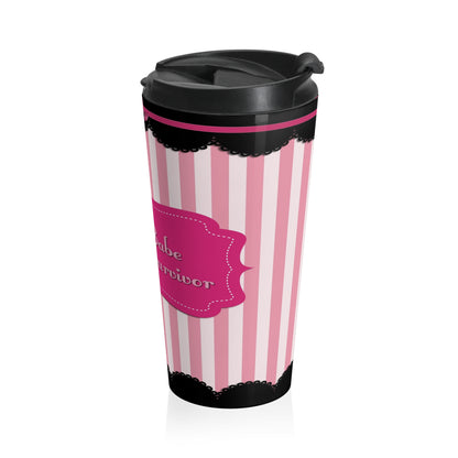 Boss Babe Cancer Survivor Stainless Steel Travel Mug