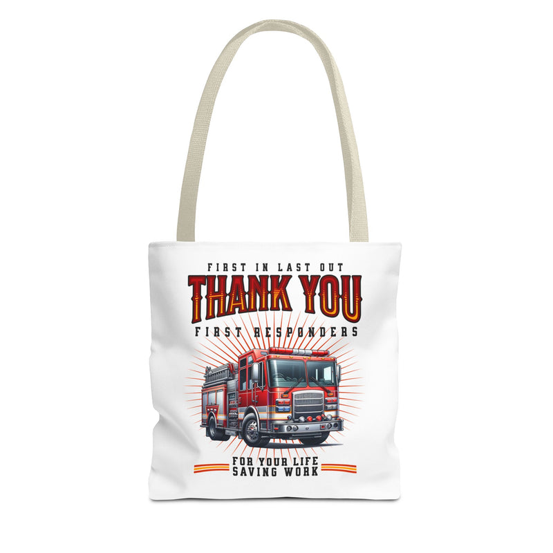 Thank You First Responders Tote Bag