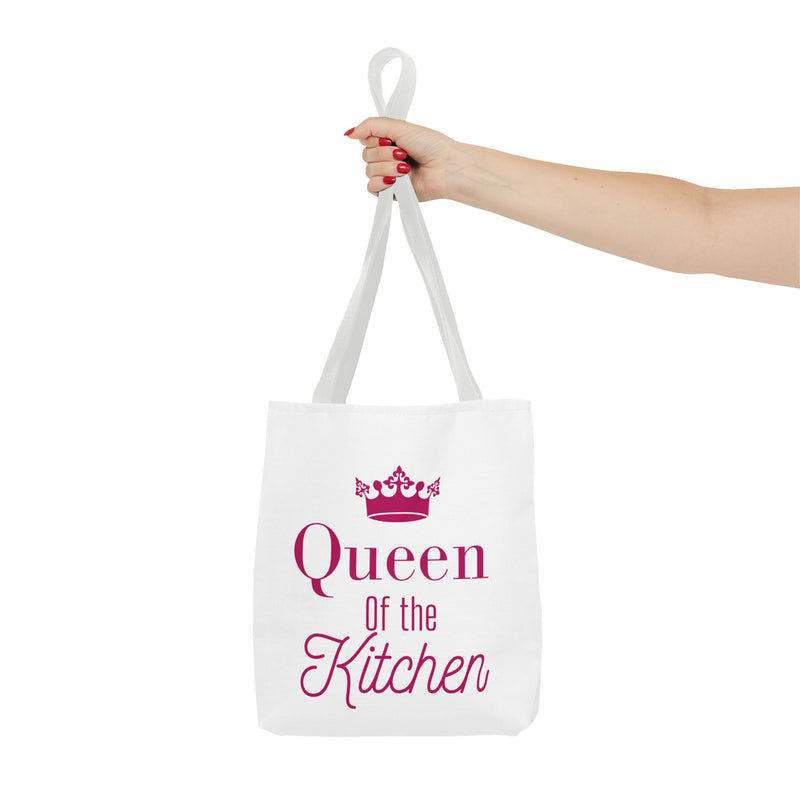 Queen of the Kitchen Tote Bag - Funny Cooking Gift for Her