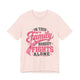 Breast Cancer Support Tee — "In This Family Nobody Fights Alone"