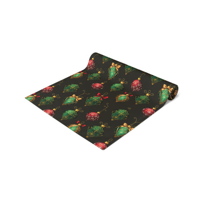 Christmas Ornament Table Runner (Cotton, Poly)