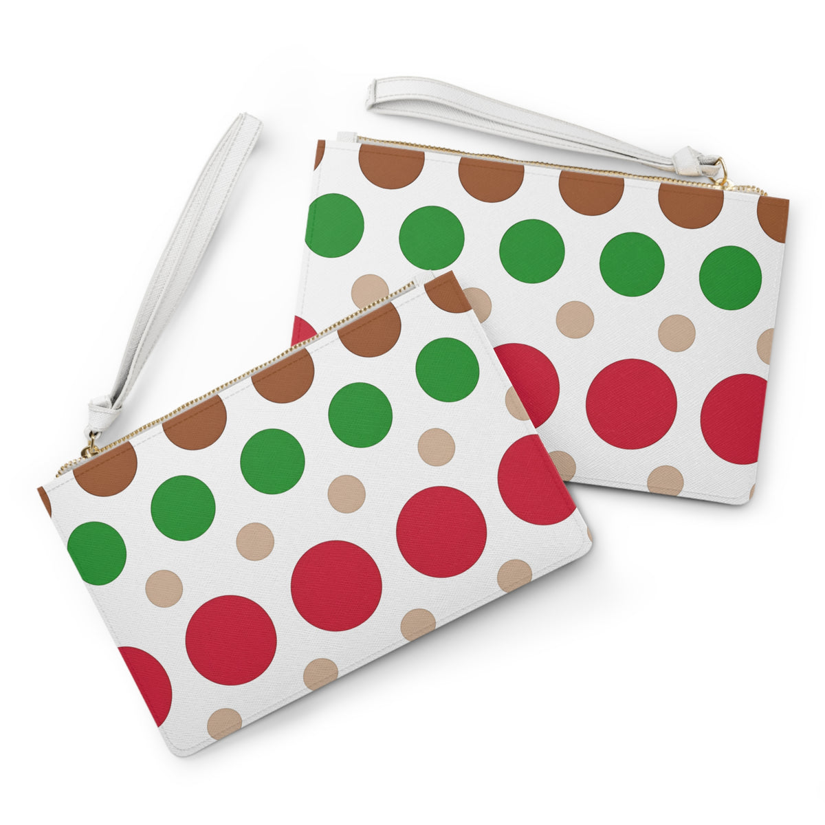Colorful Polka Dot Clutch Bag